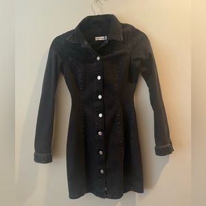 Black Denim dress, size XS, ZARA